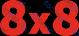 8X8